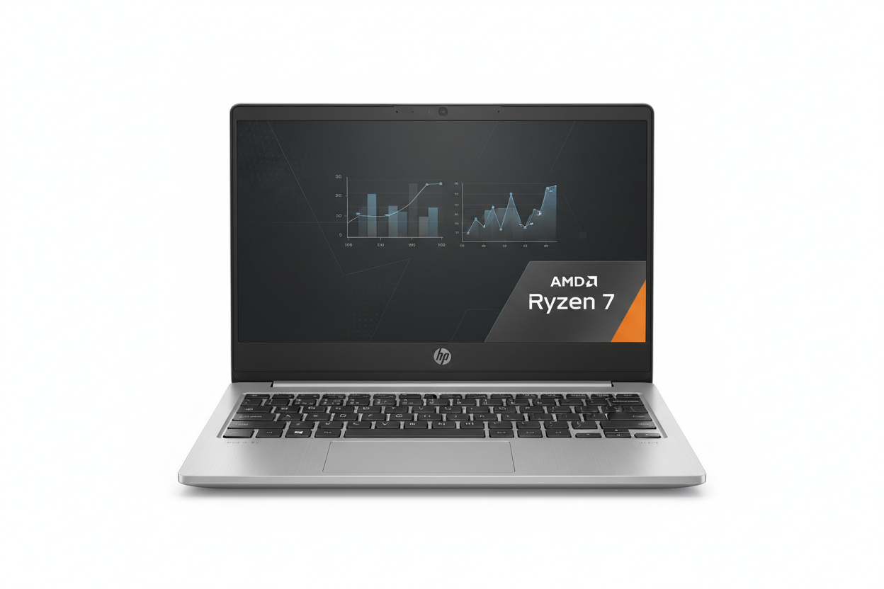 Real life exact image of HP ProBook 435 G8 - AMD Ryzen 7 facing straight